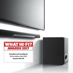 获奖信息：KA电子搭载DTS Virtual:X?技术的新款回音壁YAS-207 荣获What Hi-Fi?五星好评
